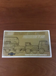 1966 Chevrolet Truck Warranty Book 3879858 COMM - Bild 1 von 4
