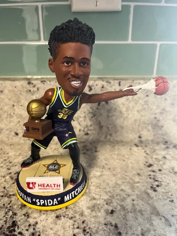 DONOVAN Spida MITCHELL Utah Jazz NBA Bobblehead Bobble Head Slam Dunk Cavs Rooki Cover