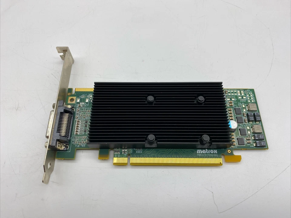Matrox M9120 Plus LP PCIe 512MB MXG-M9120LP16 M9120-E512LPUF Video Graphics Card - Image 1 of 4