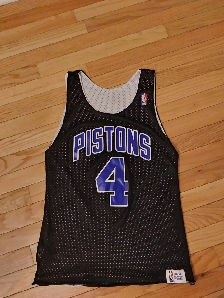 Joe Dumars Detroit Pistons NBA Vintage MacGregor Sand-Knit Men's Practice Jersey - Image 1 of 4