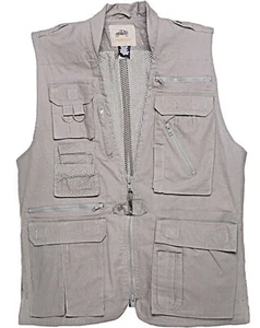 Humvee Photo Safari Vest Large Khaik - Picture 1 of 1