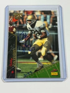Bobby Taylor 1995 Signature Rookies Autograph Card Auto /7750 Notre Dame - Bild 1 von 2