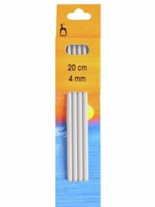 Pony Metal Double Ended Pointed Knitting Needles 20cm / 8in Aluminium 2-15mm x4 - Picture 1 of 19