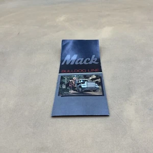 1987 MACK BULLDOG ORIGINAL DEALER LINE SALES BROCHURE CATALOG FOLDOUT PAMPHLET - Picture 1 of 6