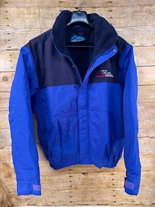TRI-MOUNTAIN FULL ZIP JACKET LS COAT NAVY ROYAL BLUE POCKETS MEN'S MEDIUM ⛳EUC⛳ - Picture 1 of 15