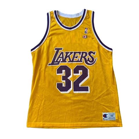 Vintage Lakers Magic Johnson Champion Jersey XL Cover