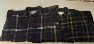 Lote 2 Camisas Carhartt Forradas a Cuadros Manga Larga Abotonadas Talla XL  - Imagen 1 de 9