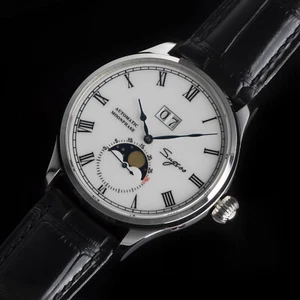 Seagull Sugess ST2528 Automatic Moon Phase Sapphire Display 1963 BNIB - Picture 1 of 9