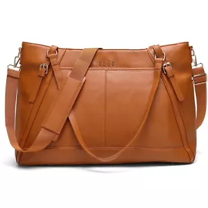 ELLE Leisure Luxe 33L Vegan Leather Weekender Tote Bag - Picture 1 of 16