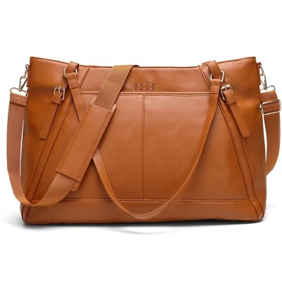 ELLE Leisure Luxe 33L Vegan Leather Weekender Tote Bag - Image 1 of 4