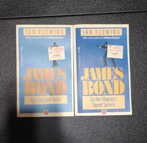 Ian Fleming - James Bond You Only Live Twice & On Her Majestys Service x 2 Books - Picture 1 of 8