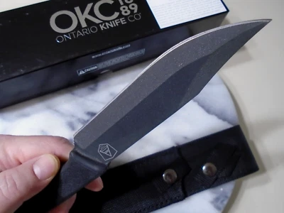 ONTARIO KNIFE COMPANY Ontario OKC Spec Plus Alpha Survival Knife Full Tang Fixed Blade ON9710 USA SPA