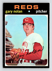 1971 Topps Card, #75 Gary Nolan, Cincinnati Reds Hall of Fame