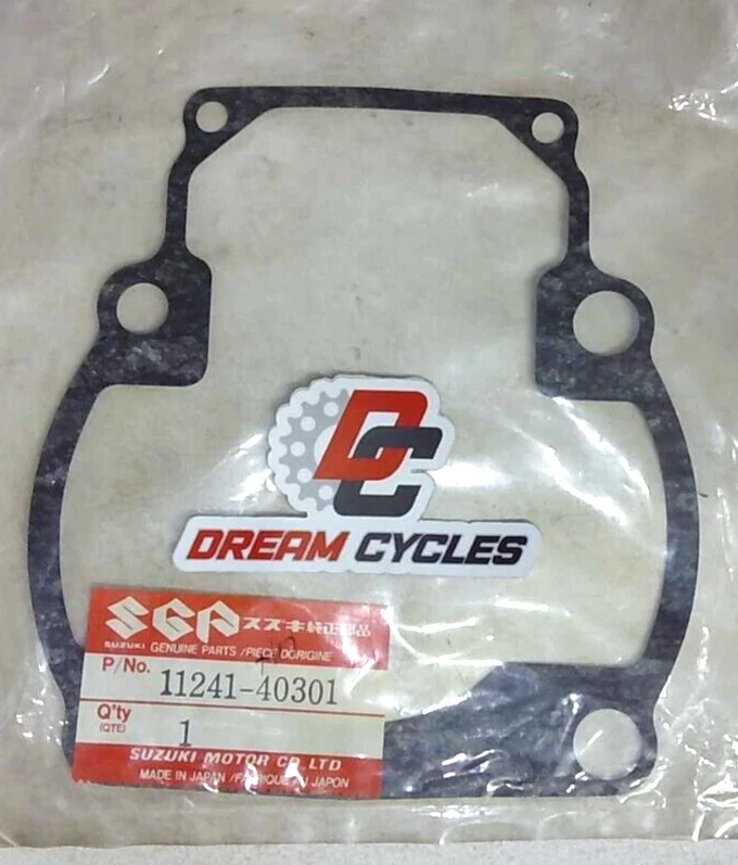 Junta base Suzuki Pe250 RS250 RM250 1979-81 como nueva OEM PN 11241-40300 11241-40301 Foto 1 de 1