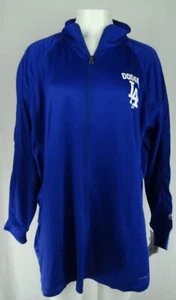 Los Angeles Dodgers Majestic Womens Plus Lightweight Full-Zip Track Jacket 4X - Picture 1 of 4