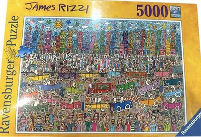 Ravensburger James Rizzi *****5000 Piece**** New York City  Puzzle 2011 174270 - Image 1 of 4