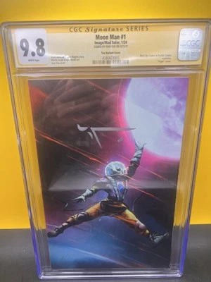 MOON MAN #1 | signed by IVAN TAO VARIANT | CGC SS 9.8 - Изображение 1 из 4