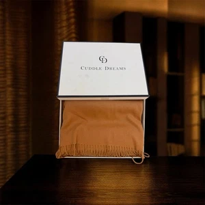 Cuddle Dreams 100% cachemir bufanda sensación aterciopelada unisex Hecho en Italia Original - Imagen 1 de 5