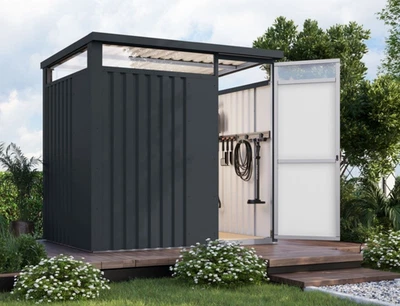 Gartenhaus Metall Metallgerätehaus Østen 1,5 Metallhaus 226x166cm LAGERABVERKAUF - Bild 1 von 4
