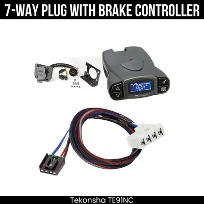 Tekonsha 7Way + Brake Control For 03-09 Dodge Ram 1500 2500 3500 08-09 4500 5500 - Image 1 of 4
