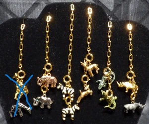 Joan Rivers Noah’s Ark African Animals Charms sets, mint (Support our Library) - Picture 1 of 11