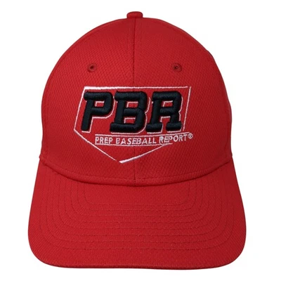 Gorra de béisbol Prep Basketball Report roja XS bordada orificios ventilados Mizuno Foto 1 de 4