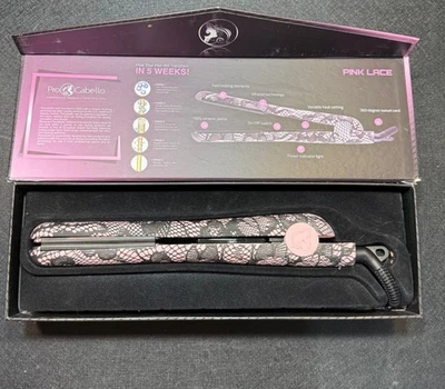 Classic Print 100% Ceramic Tourmaline Plates Soft Touch Hair Straightener - Image 1 of 4