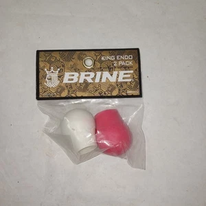 Brine 2 pack Lacrosse endos King logo ENDO women's red black NOS NEW - Picture 1 of 3