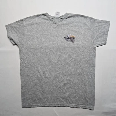 Camisa De Colección Eureka Montana Para Mujer XL Gris Gráfico Camiseta Hecha en EE. UU. Años 90  Foto 1 de 4