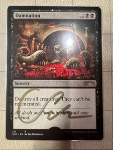 Damnation Secret Lair Drop Series (SLD) Artist Proof Signed by Seb McKinnon - Picture 1 of 2