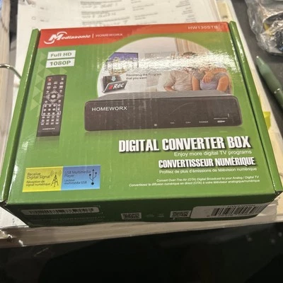 Mediasonic ATSC Digital Converter Box New In Box  (HW130RN) FREE SHIPPING - Image 1 of 4