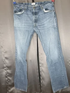 VTG Levis 501 Jeans Mens 38x34 Blue Limited Edition Denim RARE - Picture 1 of 9