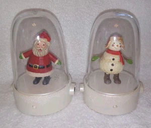 2er Set Hallmark Happy Tappers 2013 Schneemann und Weihnachtsmann getestet funktioniert. - Bild 1 von 6