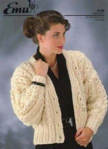 LADIES JACKET PATTERN FOR EMU-SNOWBALL SZ.32-40"ENGLISH - Picture 1 of 1