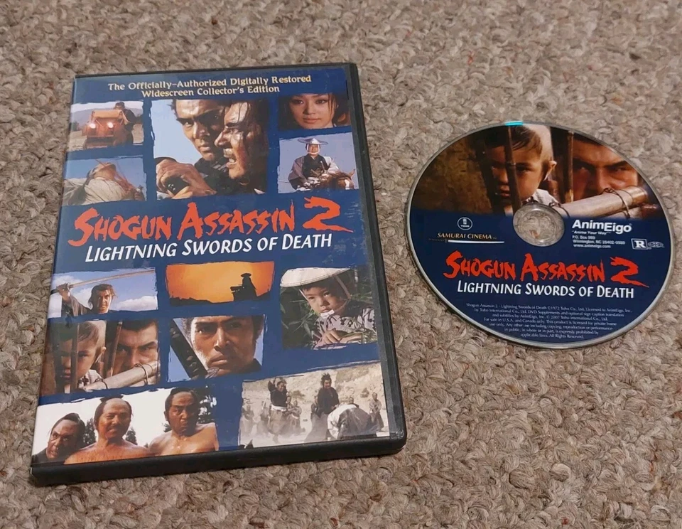 Shogun Assassin 2 - Lightning Swords of Death (DVD, 2007) Rare OOP Region 1 USA - Image 1 of 1