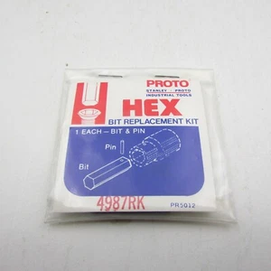"NUEVO Proto 5/16"" Broca hexagonal Repuesto para 4990 5/16"" Broca hexagonal y Pin - Imagen 1 de 3