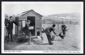 Postkarte Alton Hampshire der Oberbürgermeister Treloar Haus die Geflügelfarm - Bild 1 von 2