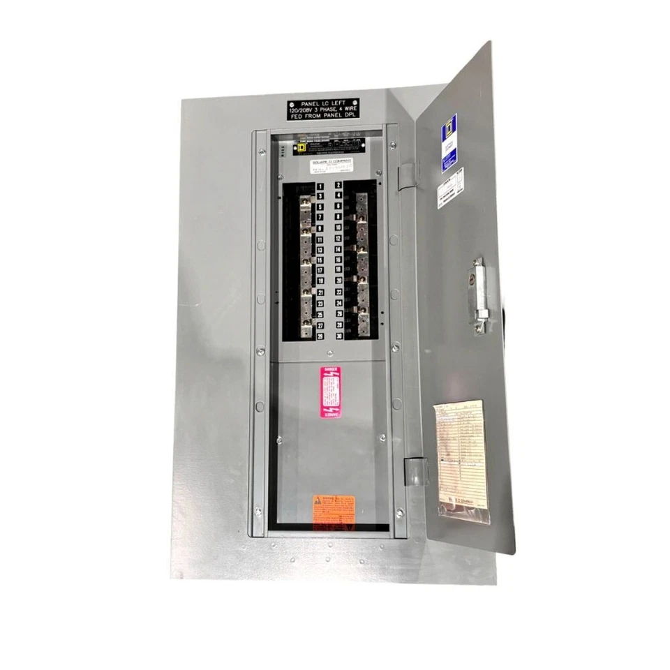 Square D NQOD430L225CU Interior Panelboard 3 Phase 240/120VAC 225A 4W 30 Spaces - Image 1 of 1