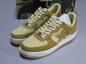 33453 bape bape bapesta beige suede BGX US12 - Picture 1 of 8