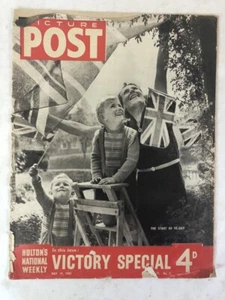 Victory Europe Special, Horton's Nat Wkly Picture Post, British Tabloid, 1945 - Picture 1 of 7