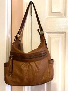 Fossil (Leather/Brown) Shoulder Bag-LARGE - Picture 1 of 8