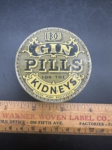 BDC GIN PILLS FOR THE KIDNEYS Tin 1930-19 - National Drug & Chemical Co. Canada - Picture 1 of 8