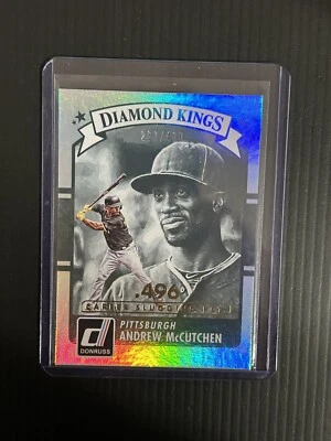 2016  Donruss Diamond Kings Stat Line Career 267/400 Andrew McCutchen #22  B2 - Image 1 of 2