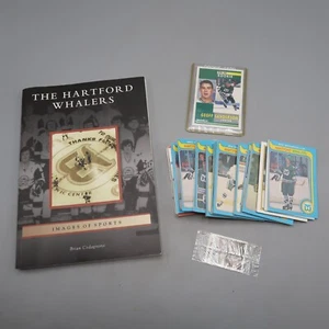Hartford Whalers Hockey Cards lot and Images of Sports Book Lot - Picture 1 of 7