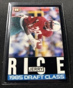 JERRY RICE 49ers PRE-ROOKIE ACEO ART CARD MY ORIGINAL DESIGN VINTAGE - Picture 1 of 1