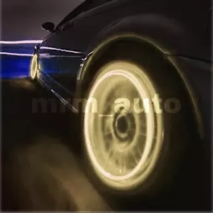 LED Diamante Gemma Luce 2X Bianco Morbido Pneumatici Ruote Valvola Stelo Tappo Auto Camion Bici - Foto 1 di 3
