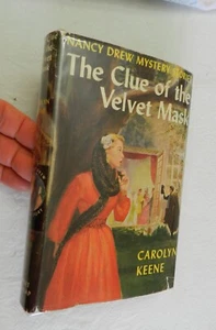 1953 The Clue of the Velvet Mask by Carolyn Keene, NANCY DREW HBw/dj 1st/Early - Picture 1 of 10