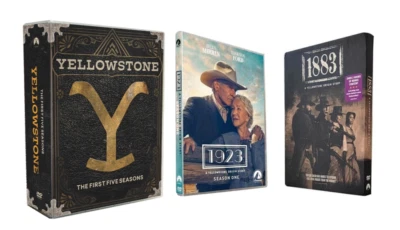 Yellowstone The Complete Series Seasons 1-5 Part 1&2 + 1883 1923 DVD Set