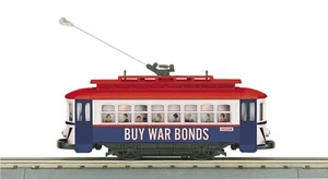 MTH RAILKING BUY WAR BONDS BUMP-N-GO TROLLEY 30-5247 # STATE & VIN - Picture 1 of 1