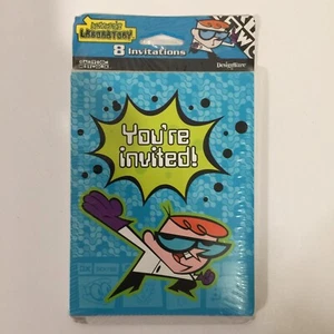 Invitaciones de fiesta de cumpleaños de laboratorio de Dexter de Cartoon Network - 8 tarjetas - Imagen 1 de 2